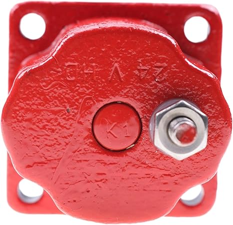 24V Fuel Shutdown Solenoid 134972 3408421 4024808 209940 compatible with Cummins NT855 MTA11G1G2 KT38P780 KTA38G5 KTA38G2 KTA19G3G4 Single Terminal