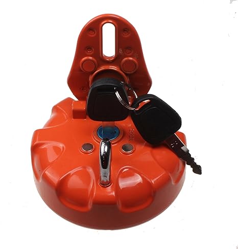 Fuel Tank Cap With 2 Keys compatible with Daewoo Doosan Excavator DH215-7 DH225-9 DH300