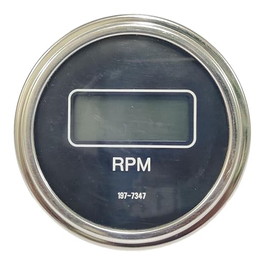 Digital RPM Tachometer 197-7348 1977348 compatible with Caterpillar Ca ...