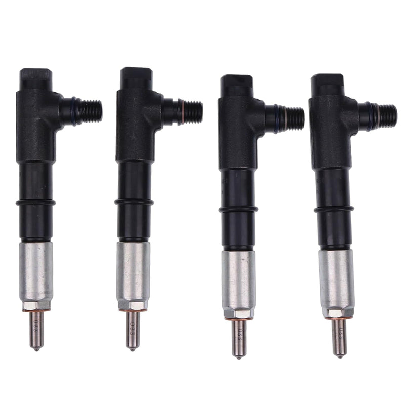 4Pcs Fuel Injector 1J550-53000 1J55053001 093500-8180 for Kubota EngineV3800 V3800-DI-T