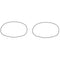 2X Hear Cover Gasket 16861-14522 for Kubota D782 DF752 WG750 WG752 B7400HSD