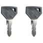 2X Ignition Keys 198360-52160 for John Deere and Yanmar Tractor SC2400 EX450