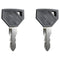 2X Ignition Keys 198360-52160 for John Deere and Yanmar Tractor SC2400 EX450