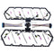 Valve Cover Gasket w/ Injector & Glow Plug Harness F81Z-6584-AA for 98-03 Ford 7.3L V8 Diesel
