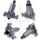 2X 130794 Spindle Assembly with 2pcs 153535 Pulley Compatible with Craftsman Husqvarna Poulan 42" Deck Tractor LT1000 LT2000 DYT4000, YT150 YT160 YT180 YT190 YTH130,Replaces 532130794