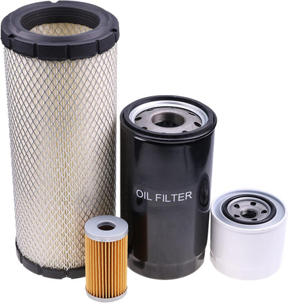 Filter Kit Filters 84612-43160 T5710-38031 E6201-32443 E7230-11081 Compatible with Kioti Tractor DK35SE DK40SE DK45S DK45SE DK50SE