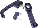 Front Door Latch Handle w/Bezel 7109662 for Bobcat 751 753 763 773 863 864 873 883 963 S100 S130 S150 S160 S175 S185 S205 S220 S250 S300 S330 T110 T140 T180 T190 T200 T250 T300 T320 A220