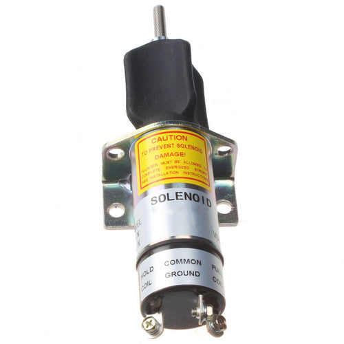 12V 3-Terminals Fuel Shutoff Solenoid 1502ES-12C2U1B1S1 1500-1008 for Woodward