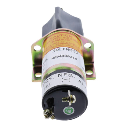 Diesel Stop Solenoid 1500-2040 1502-12C2U1B1S1 12V with 2 Terminals for Woodward 1500 Series
