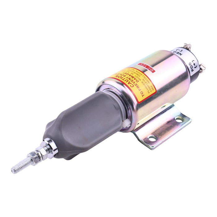 JEENDA Stop Solenoid SA-3838-12 2003-12E7U1B1SA for Woodward 12V with 3 Terminals