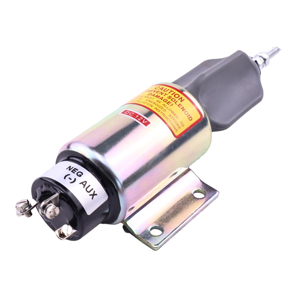 JEENDA Stop Solenoid SA-3838-12 2003-12E7U1B1SA for Woodward 12V with 3 Terminals