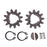 12T Drive Wheel Gears Kit 42672-VE2-800 42661-VE2-800 for Honda Mower HRB215 HRB216 HRB217
