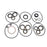 Gearcase Seal Kit 5006373 5000411 for Johnson Evinrude 396354 434516 437752 437753