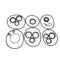 Gearcase Seal Kit 5006373 5000411 for Johnson Evinrude 396354 434516 437752 437753