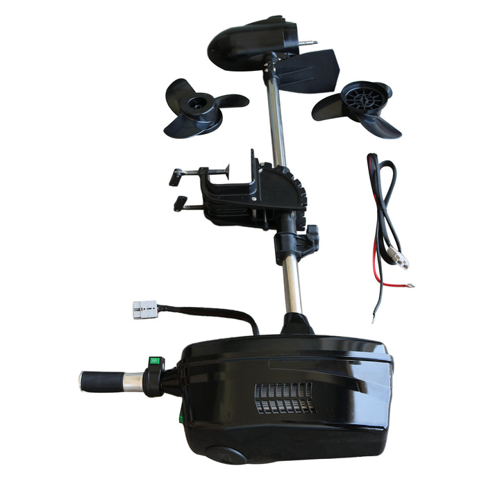 48V 8HP 2000W Electric Outboard Motor Fishing Boat Engine Long Shaft Brushless Motor Propeller