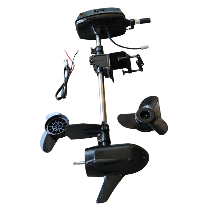 48V 8HP 2000W Electric Outboard Motor Fishing Boat Engine Long Shaft Brushless Motor Propeller