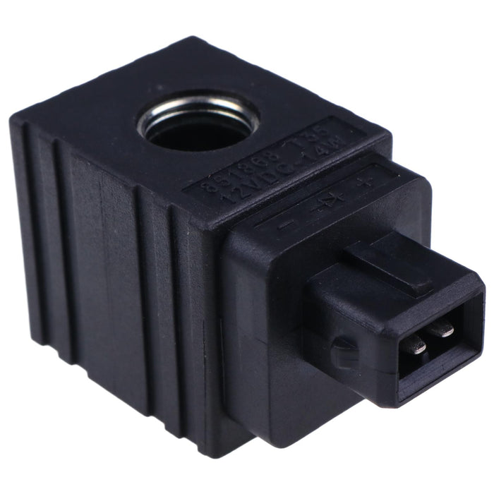 Solenoid Coil 851868 6889 compatible with Massey Ferguson 3000 3100 3600 6100 6200 8100 Series