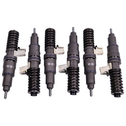 6x Fuel Injector 85013611 22027808 21092434 for Volvo MD13 Mack MP8 D13 Engine
