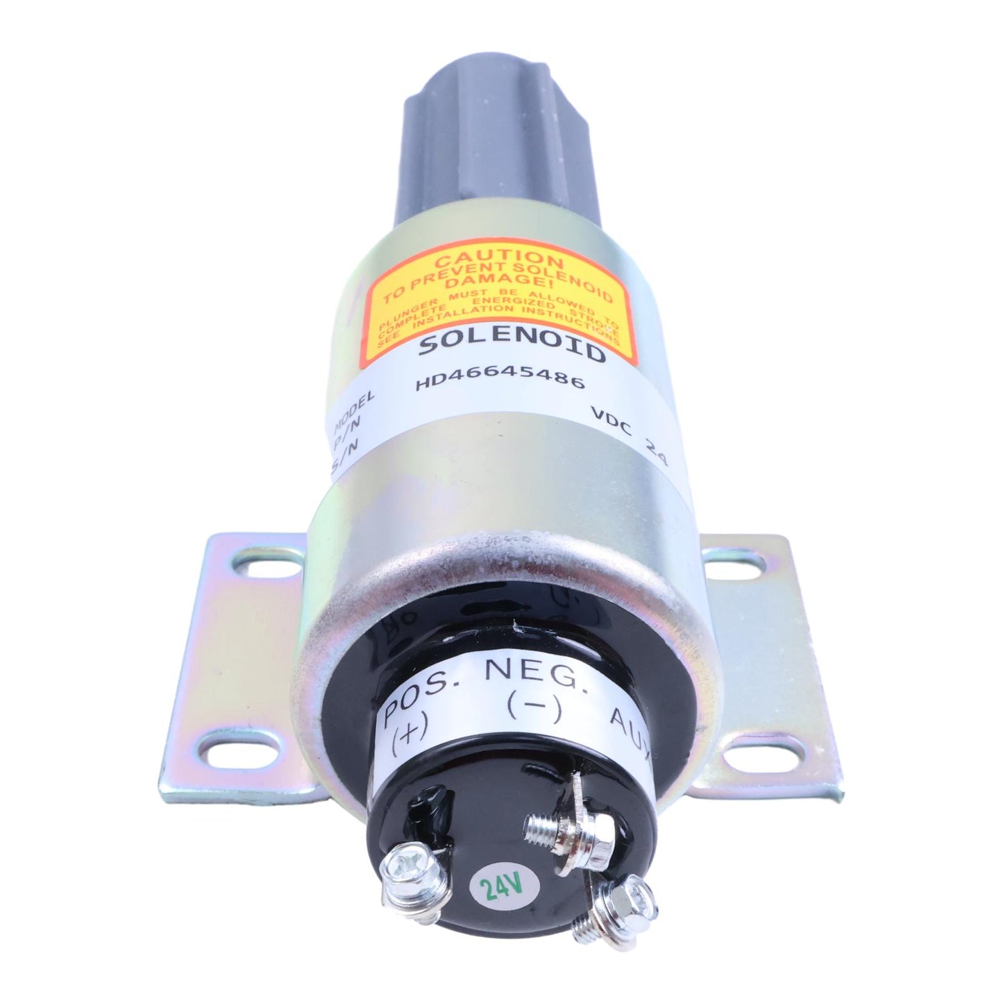 2Pcs Stop Solenoid 2370 24V 589/91 2370-24E6U1B5S2AD 24V for Perkins 4000 Series Engine