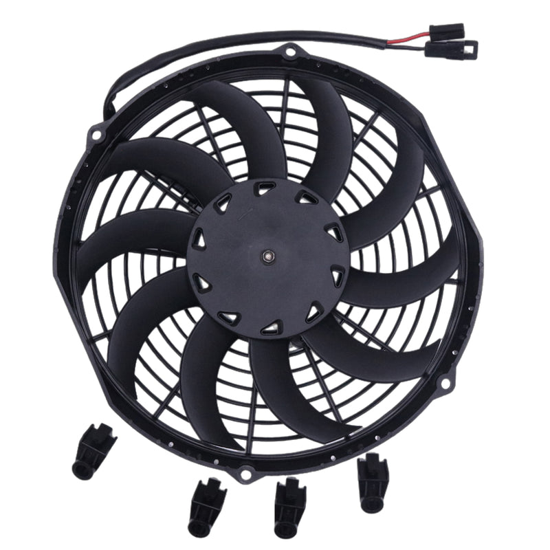 12V Cooling Fan AM133742 AM116379 VG11703 for John Deere Gator 6X4 1993-2005