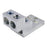 Mechanical Stacked Lug 600T-4 CU9AL, 500 Kcmil-4 600 MCM-2 Wire Range 13/32"