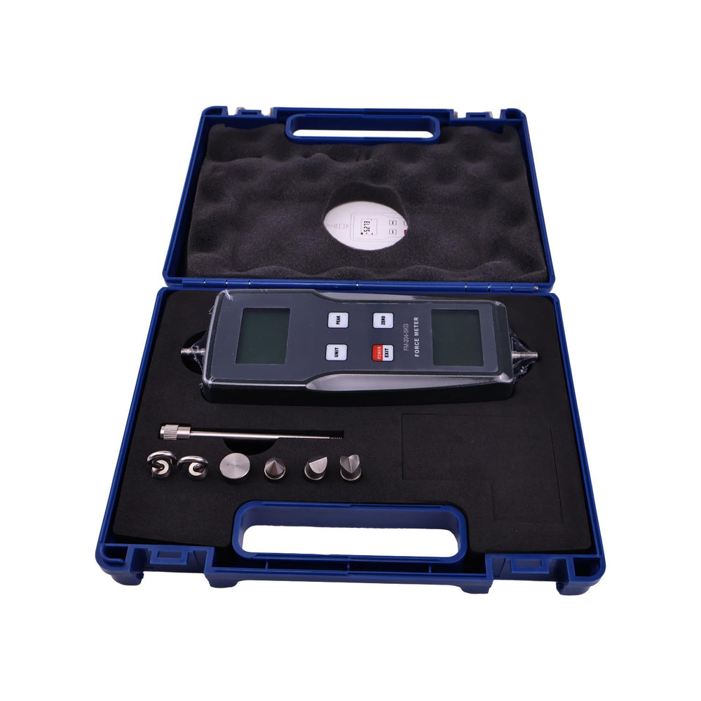 Digital Force Gauge FM-204 2kgf Pull Force Test 4 Measurement Unit N kg lb g (FM-204-100K)