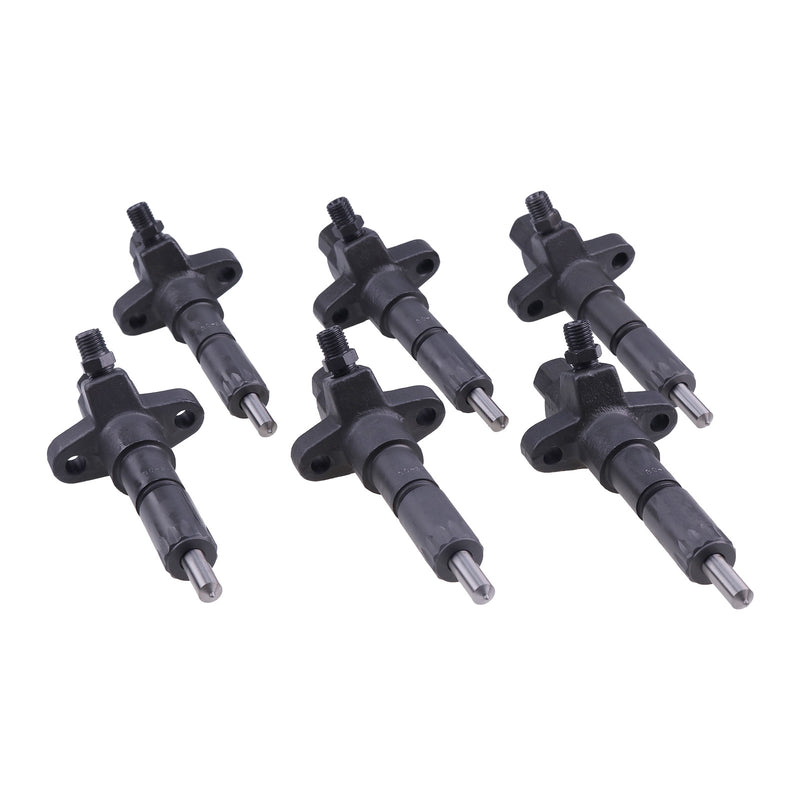 6Pcs Fuel Injector 105101-6102 1153002502 For Isuzu 6BD1 6BG1 Hitachi EX200-2 EX200-3