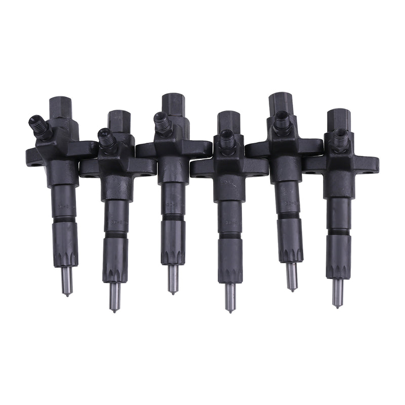 6Pcs Fuel Injector 105101-6102 1153002502 For Isuzu 6BD1 6BG1 Hitachi EX200-2 EX200-3