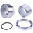 Rear Axle Lock Jam Sleeve Nut Clip 43127-HA2-000 90307-HA2-000 Honda TRX300EX 400EX 450ER 450R