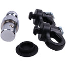 60692 Gooseneck Ball & Safety Chain Kit for Chevy Ford GMC Nissan F250 F350 F450