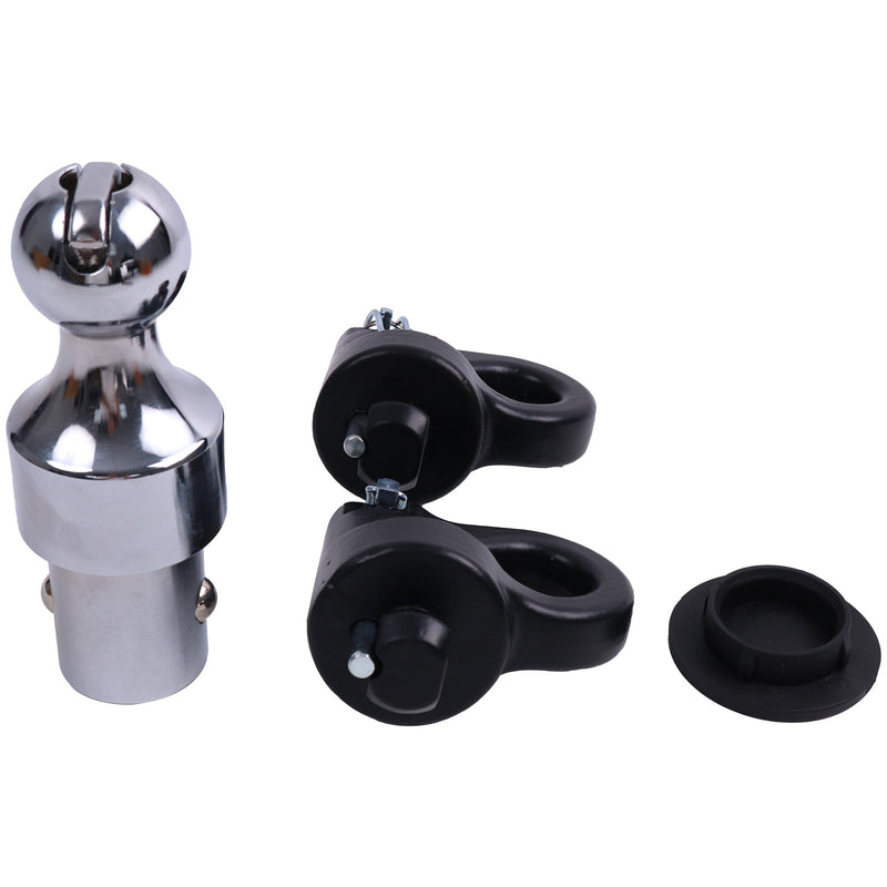 60692 Gooseneck Ball & Safety Chain Kit for Chevy Ford GMC Nissan F250 F350 F450