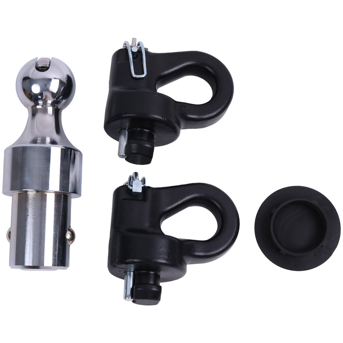 60692 Gooseneck Ball & Safety Chain Kit for Chevy Ford GMC Nissan F250 F350 F450