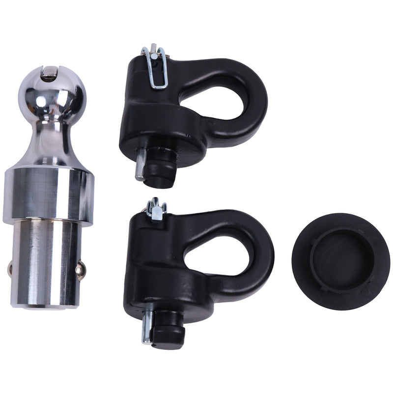 60692 Gooseneck Ball & Safety Chain Kit for Chevy Ford GMC Nissan F250 F350 F450