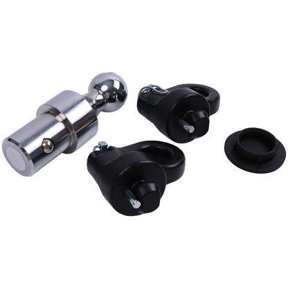60692 Gooseneck Ball & Safety Chain Kit for Chevy Ford GMC Nissan F250 F350 F450