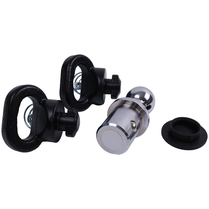 60618 Gooseneck Ball & Safety Chain Kit for Dodge Ram 2500 3500 14-22