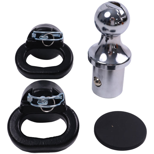 60618 Gooseneck Ball & Safety Chain Kit for Dodge Ram 2500 3500 14-22