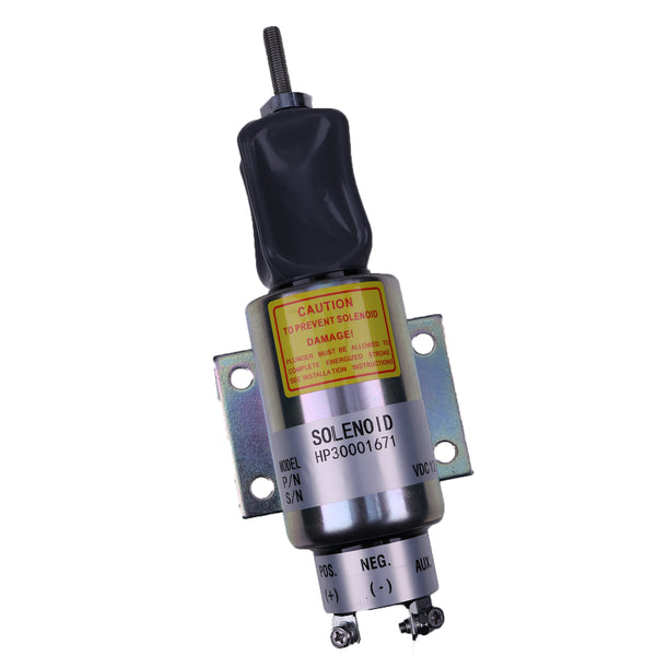 Fuel Shut Down Solenoid 2001-12E2U1B3A AE55580 for John Deere 3950 3970 5400 5200 5460 5440 5820 5720 5830 5730