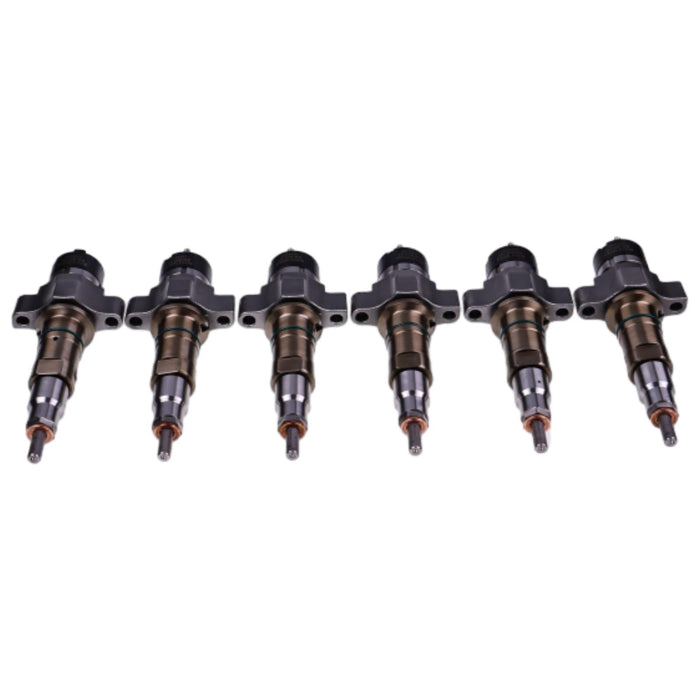 6Pcs Common Rail Injector 4921827 4928421 4327072 for Cummins 6C8.3 CM556 CM2150 ISC8.3
