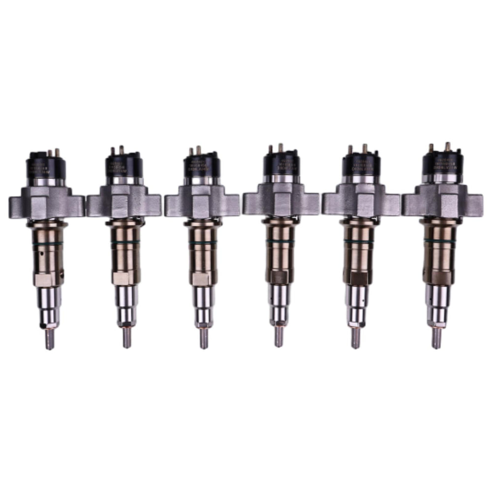 6Pcs Common Rail Injector 4921827 4928421 4327072 for Cummins 6C8.3 CM556 CM2150 ISC8.3