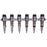 6Pcs Common Rail Injector 4921827 4928421 4327072 for Cummins 6C8.3 CM556 CM2150 ISC8.3