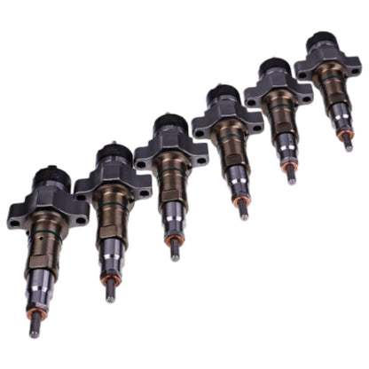 6Pcs Common Rail Injector 4921827 4928421 4327072 for Cummins 6C8.3 CM556 CM2150 ISC8.3
