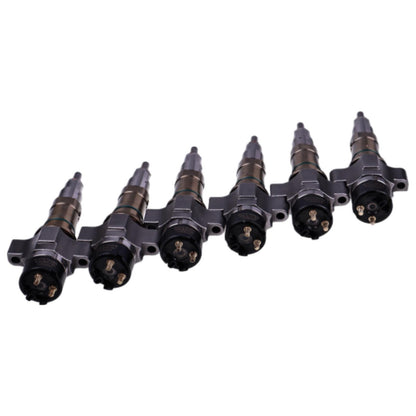 6Pcs Common Rail Injector 4921827 4928421 4327072 for Cummins 6C8.3 CM556 CM2150 ISC8.3