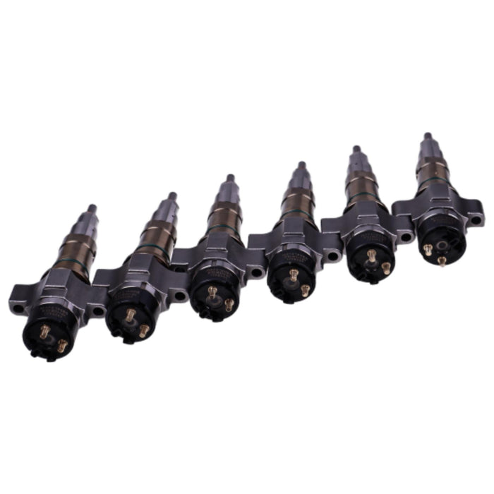 6Pcs Common Rail Injector 4921827 4928421 4327072 for Cummins 6C8.3 CM556 CM2150 ISC8.3