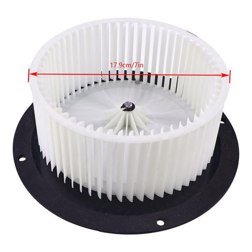 Blower Motor Assembly AT313282 AT224930 Compatible with John Deere Engine 4045 6068 Wheel Loader/Forklift 8100 8200 8300 8400 9100 9200 9300 9400, 24V