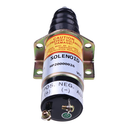 Diesel Stop Solenoid 1500-2014 1502-12C7U1B2S1 12V for Woodward 1500 Series Solenoid