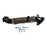 3" Turbo Outlet Down Pipe w Heat Wrap For 2015.5-16 GMC Chevy 6.6L LML Duramax