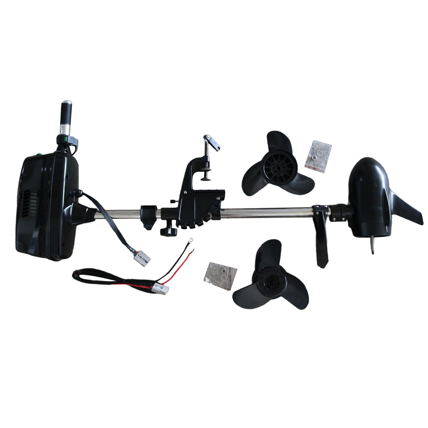 60V 10HP 2200W Electric Outboard Motor Fishing Boat Engine Long Shaft Brushless Motor Propeller
