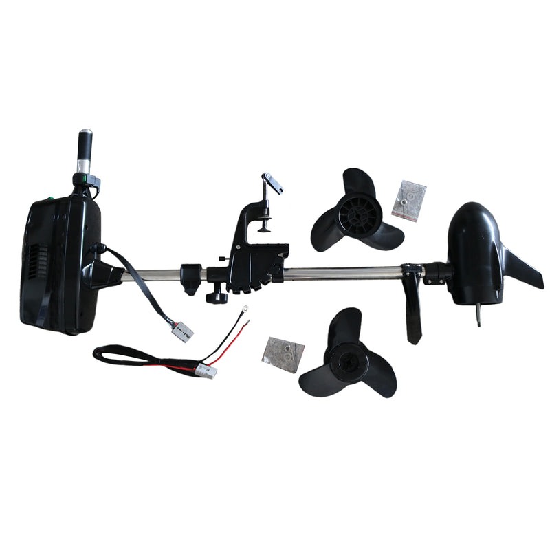 60V 10HP 2200W Electric Outboard Motor Fishing Boat Engine Long Shaft Brushless Motor Propeller
