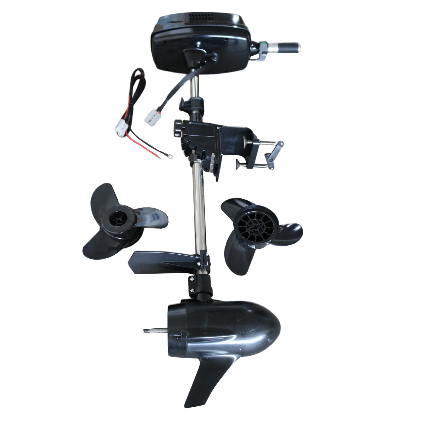 60V 10HP 2200W Electric Outboard Motor Fishing Boat Engine Long Shaft Brushless Motor Propeller