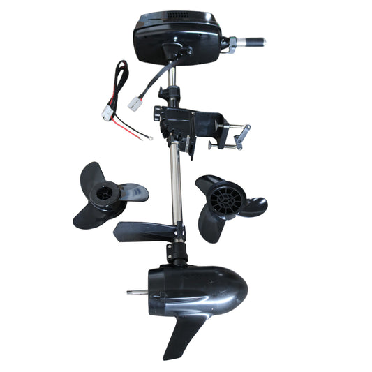 60V 10HP 2200W Electric Outboard Motor Fishing Boat Engine Long Shaft Brushless Motor Propeller